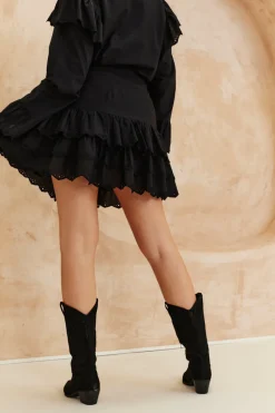 Frill Crochet Detail Co Ord Skirt|In The Style Sale