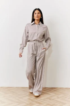Geo Printed Relaxed Shirt|In the Style Hot