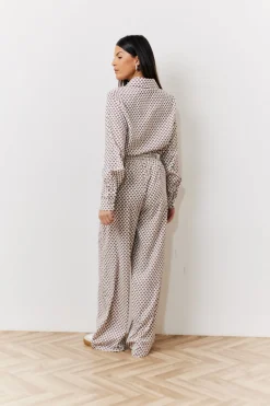 Geo Printed Relaxed Shirt|In the Style Hot