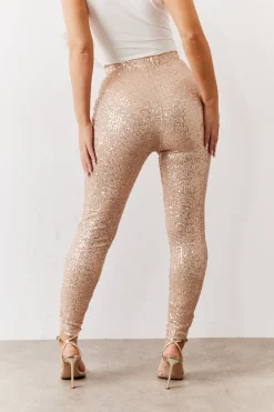 Premium Sequin Leggings|In the Style Clearance