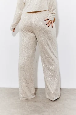 Sequin Wide Leg Trouser|In the Style Best