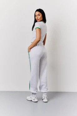 Marl Side Stripe Cuffed Co-Ord Jogger|Fits Sale