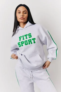 Marl Sport Bubble Print Co-Ord Hoodie|Fits Outlet