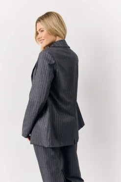 Pinstripe Tailored Blazer|In the Style Clearance