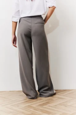 Waistband Detail Tailored Trouser|In The Style Online