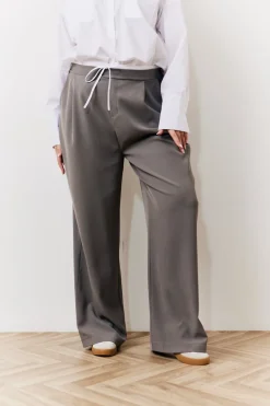 Waistband Detail Tailored Trouser|In The Style Online