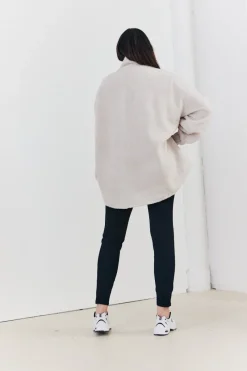 Half Zip Borg Pull Over Jacket|In the Style Hot