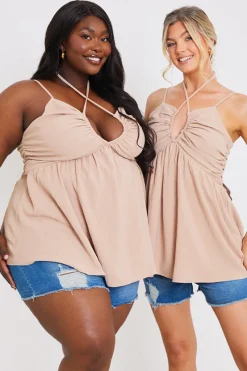 Halterneck Cami Top|In the Style Online