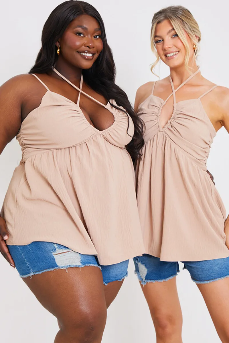 Halterneck Cami Top|In the Style Online