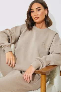 Health and Lifestyle' Oversized Sweater|In the Style New