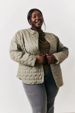 Heart Quilted Lightweight Jacket|In the Style