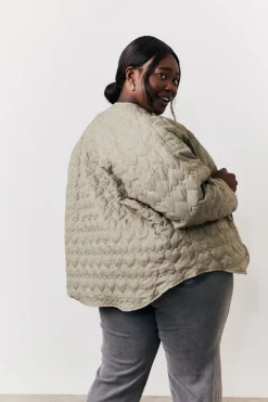 Heart Quilted Lightweight Jacket|In the Style