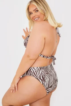 High Waisted High Leg Bikini Bottoms|In the Style Outlet