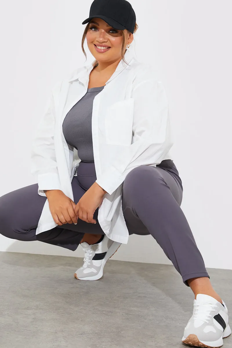 High Waisted Sculpt and Control Ribbed Leggings|Fits Best