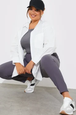 High Waisted Sculpt and Control Ribbed Leggings|Fits Best