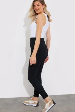 High Waisted Sculpt and Control Ribbed Leggings|Fits Best