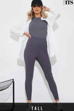 High Waisted Sculpt and Control Ribbed Leggings|Fits Best