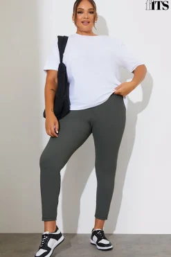 High Waisted Sculpt and Control Ribbed Leggings|Fits Best