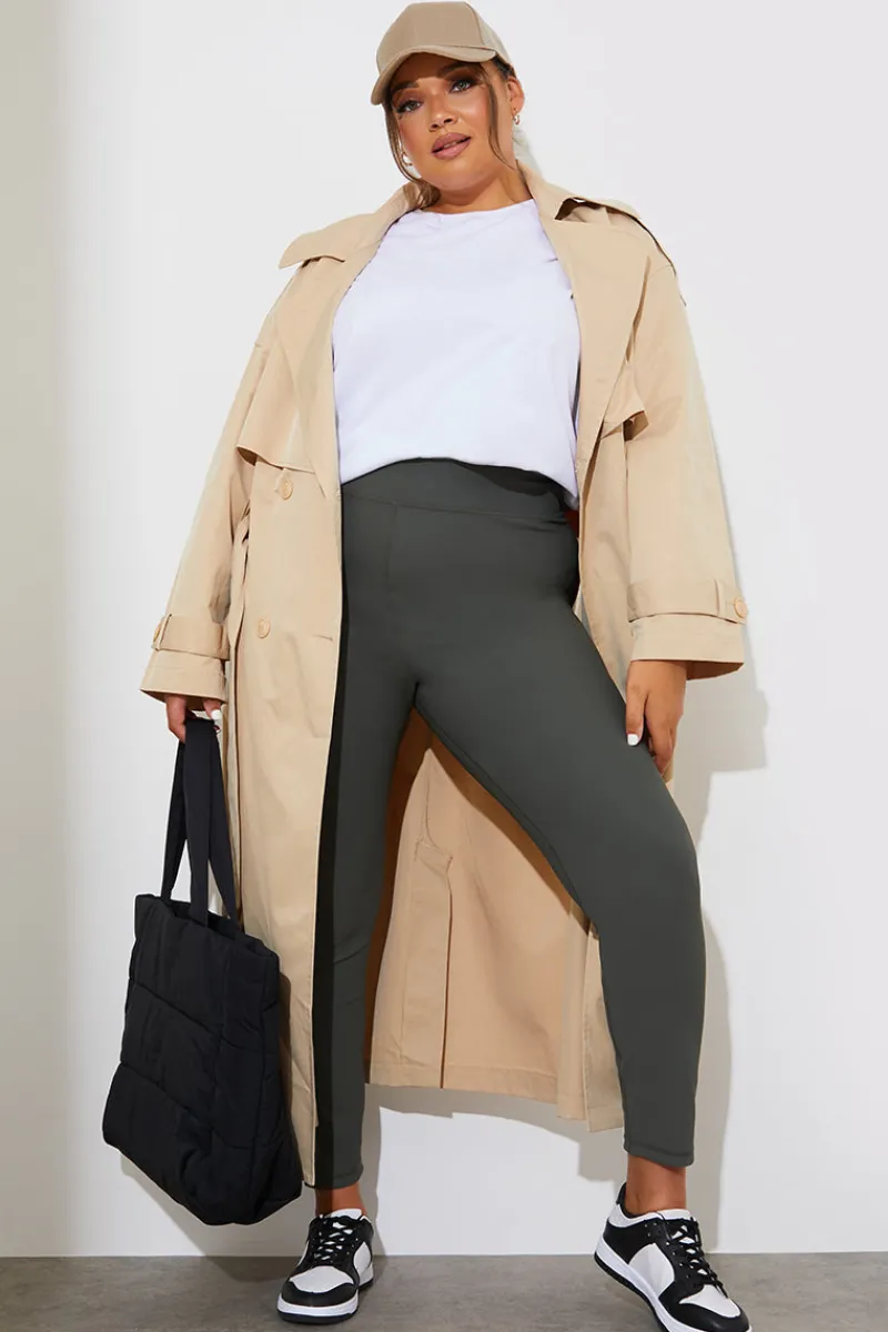 High Waisted Sculpt and Control Ribbed Leggings|Fits Best