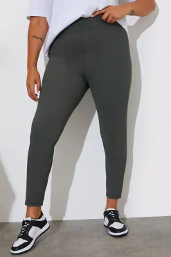 High Waisted Sculpt and Control Ribbed Leggings|Fits Best