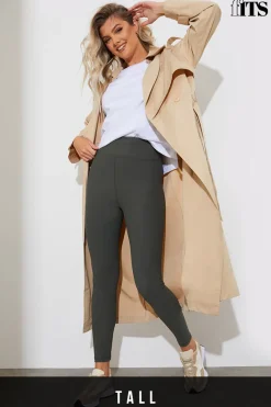 High Waisted Sculpt and Control Ribbed Leggings|Fits Best