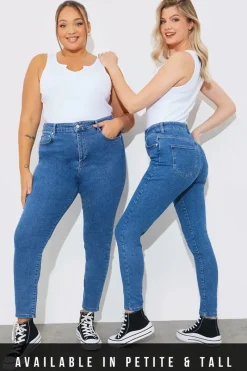High Waisted Skinny Jeans|Fits Outlet
