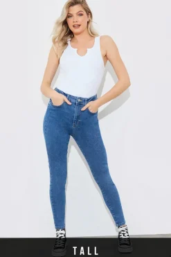 High Waisted Skinny Jeans|Fits Outlet