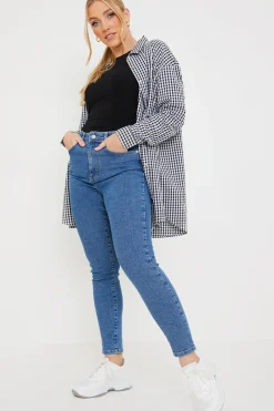 High Waisted Stretch Skinny Jeans|In the Style Outlet