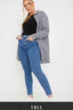 High Waisted Stretch Skinny Jeans|In the Style Outlet