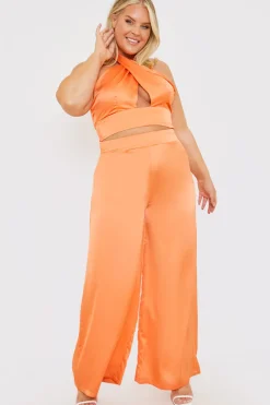 High Waisted Wide Leg Trouser|In The Style Discount
