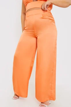 High Waisted Wide Leg Trouser|In The Style Discount