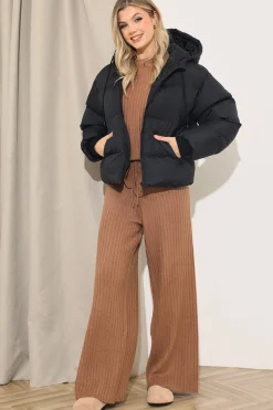 Hooded Puffer Jacket|In the Style Online