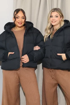Hooded Puffer Jacket|In the Style Online