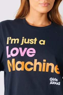 I'm Just A Love Machine' Girls Aloud Slogan T-Shirt|In The Style Discount