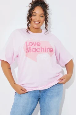 I'm Just a Love Machine' Slogan T-Shirt|In The Style Hot