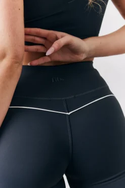 Contrast Piping Co-Ord Cycling Shorts|Fits