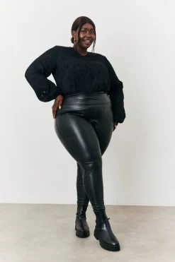 Jacquard Balloon Sleeve Bodysuit|In the Style Best