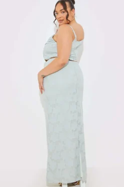 Jacquard Co-Ord Maxi Skirt|In the Style Clearance