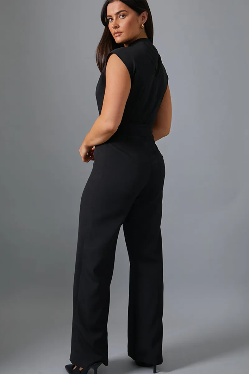 Key Hole Front Jumpsuit|In The Style Outlet