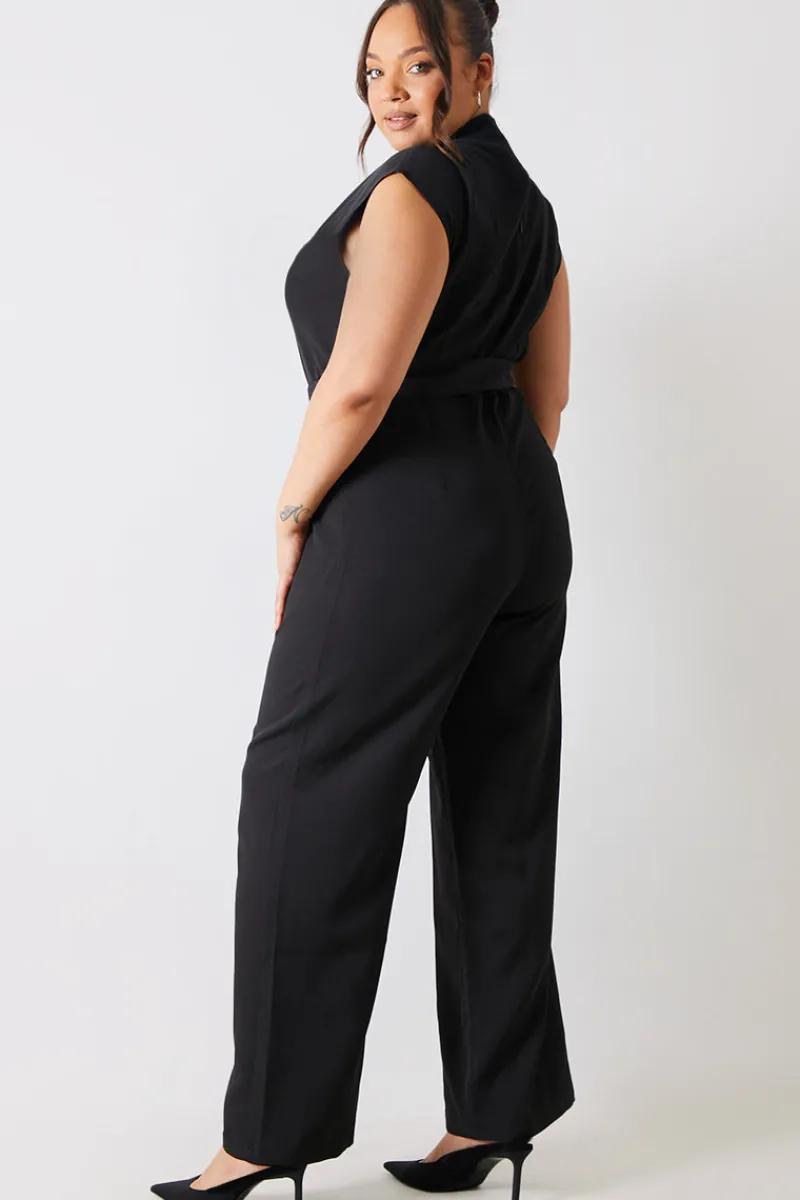 Key Hole Front Jumpsuit|In The Style Outlet