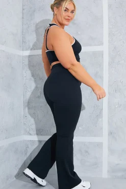 Kick Flare Yoga Leggings|In the Style Discount