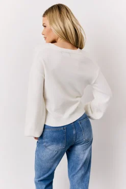 Knitted Embroidered Cardigan|In the Style Clearance