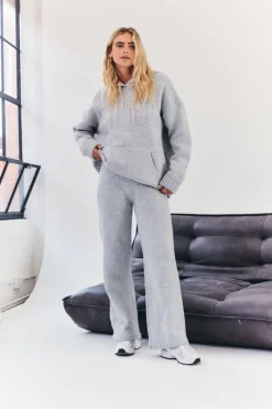 Knitted Wide Leg Co Ord Trouser|Fits Clearance