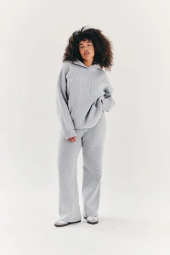 Knitted Wide Leg Co Ord Trouser|Fits Clearance