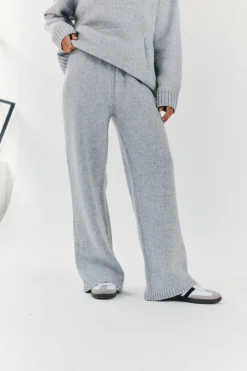 Knitted Wide Leg Co Ord Trouser|Fits Clearance