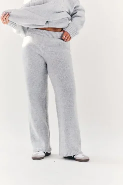 Knitted Wide Leg Co Ord Trouser|Fits Clearance