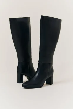 Kylie Heeled High Leg Boot|In The Style Outlet