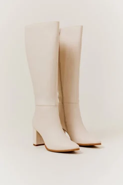 Kylie Heeled High Leg Boot|In The Style New
