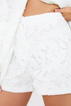 Lace Co-Ord Shorts|In the Style New