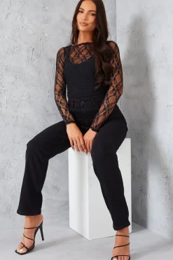 Lace Top|In the Style Sale